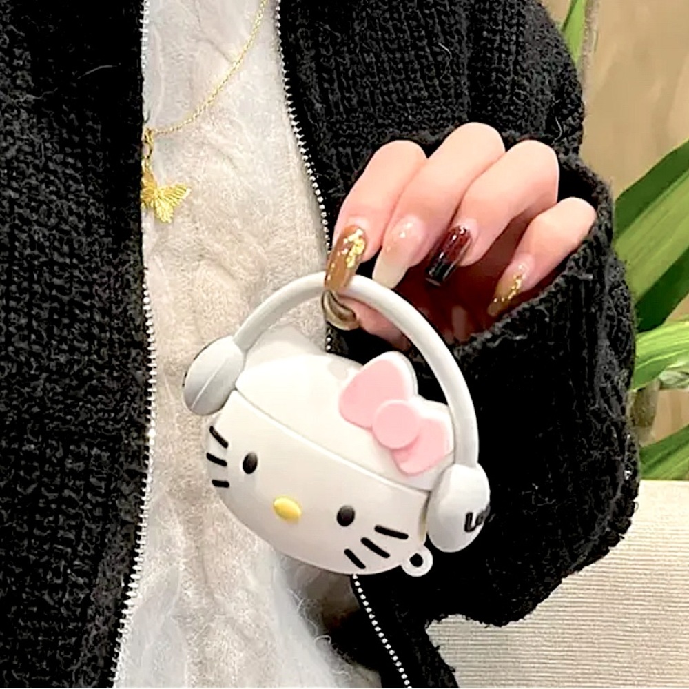 AirPods Pro cases pink, yellow and black hello kitty brand